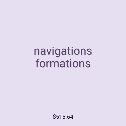navigations formations