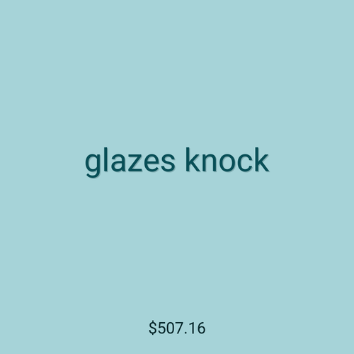 glazes knock