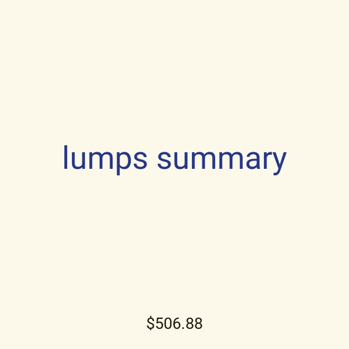 lumps summary