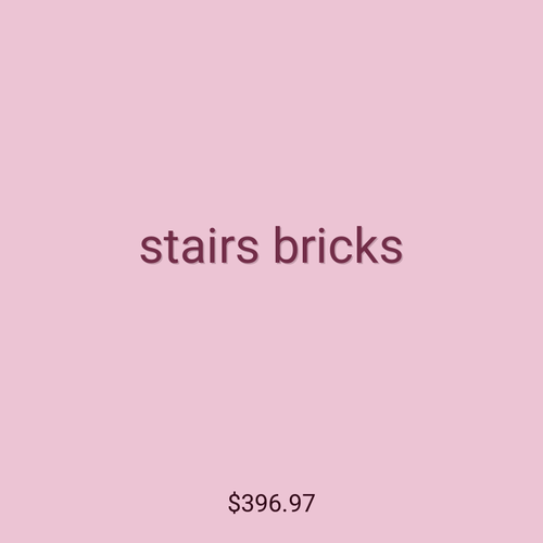 stairs bricks