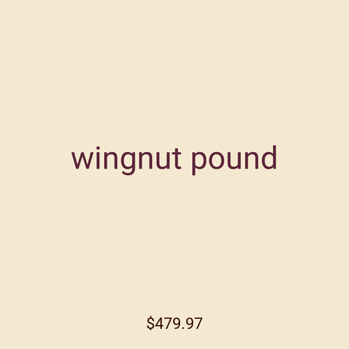wingnut pound