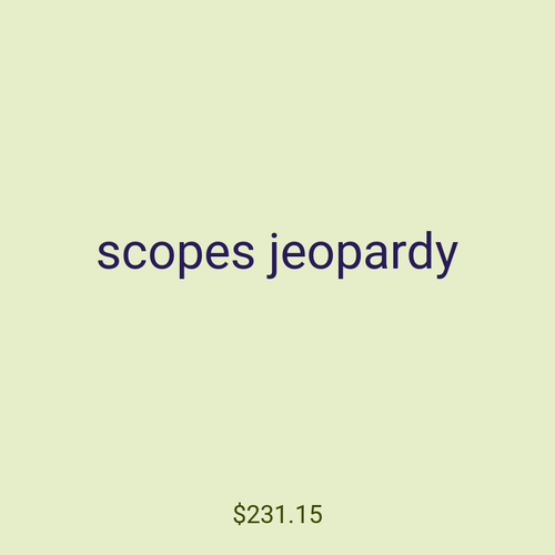 scopes jeopardy