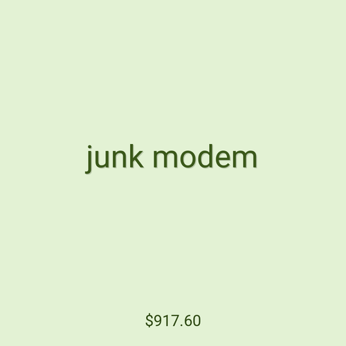 junk modem