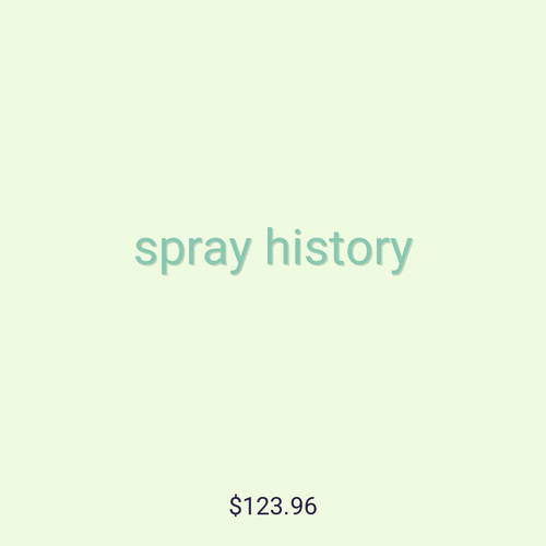 spray history