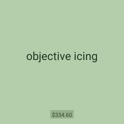 objective icing