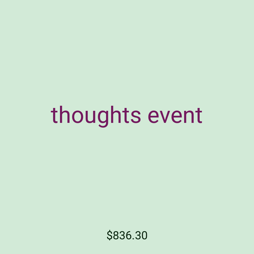 thoughts event