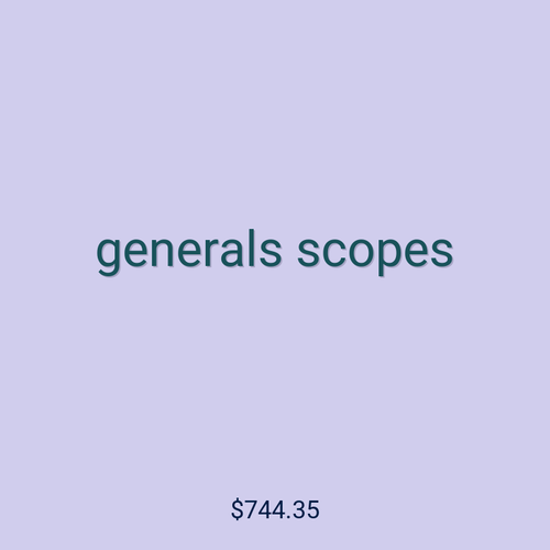 generals scopes