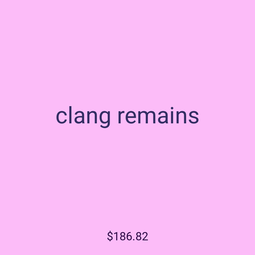 clang remains