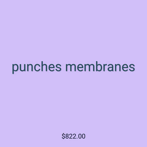 punches membranes