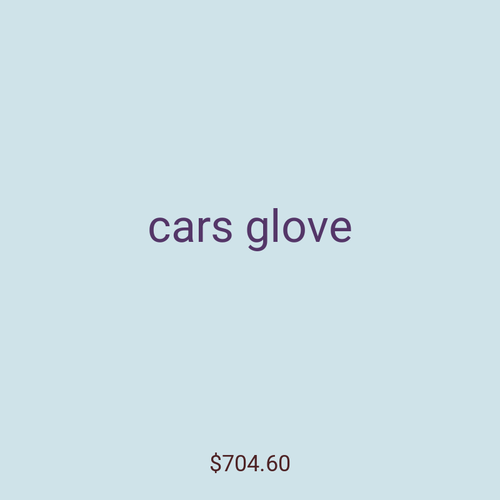 cars glove