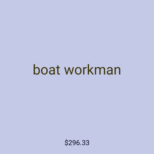 boat workman