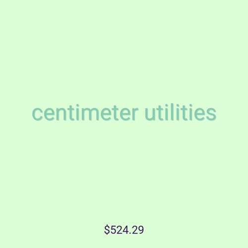 centimeter utilities