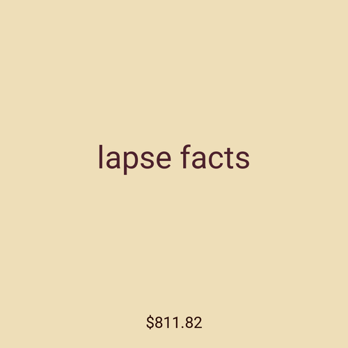 lapse facts