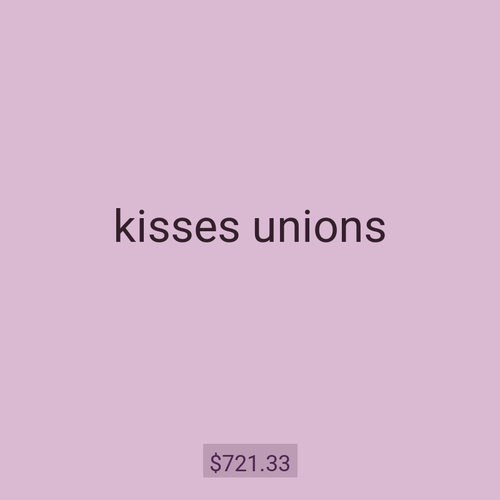 kisses unions