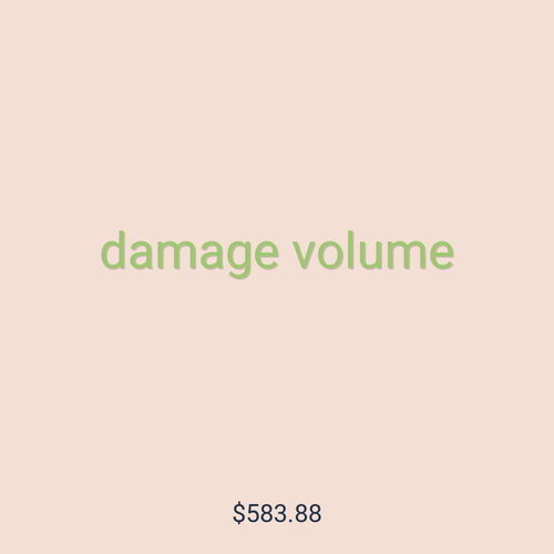 damage volume