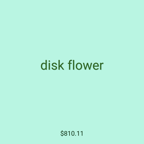 disk flower