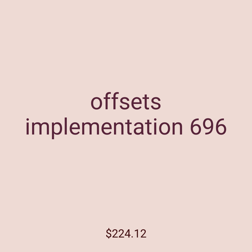 offsets implementation 696