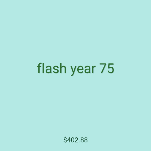 flash year 75