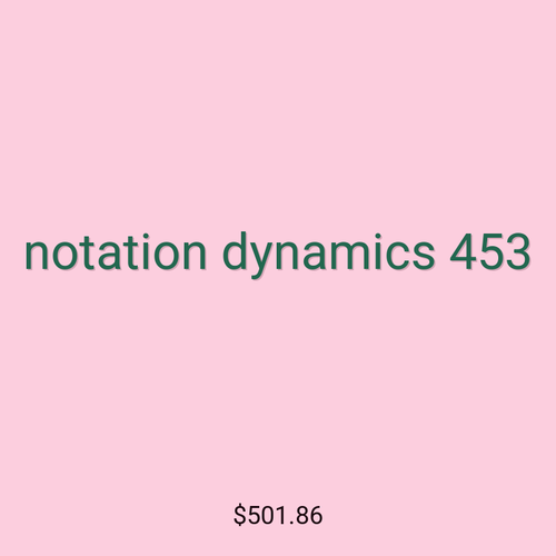 notation dynamics 453