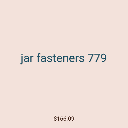 jar fasteners 779