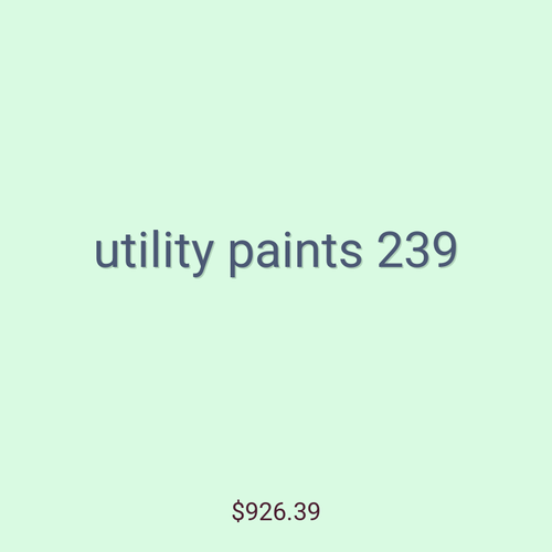 utility paints 239