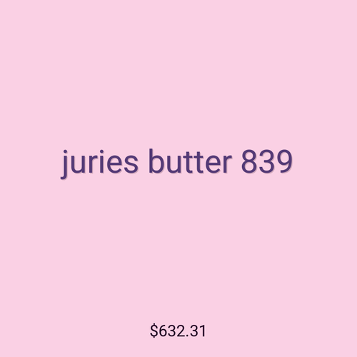 juries butter 839