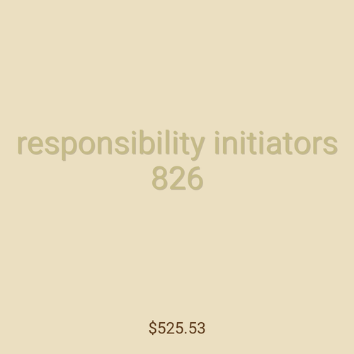 responsibility initiators 826
