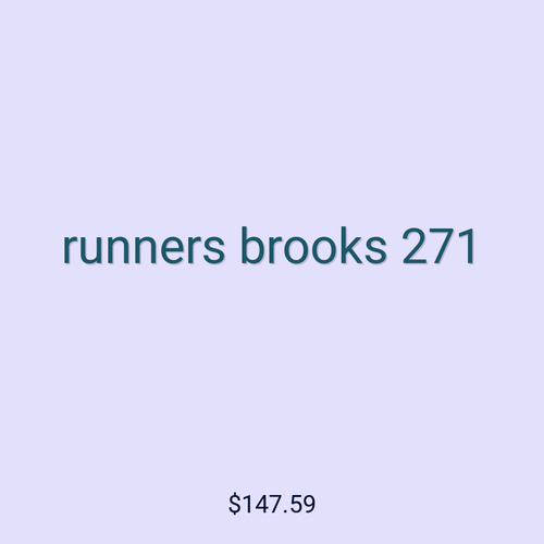 runners brooks 271