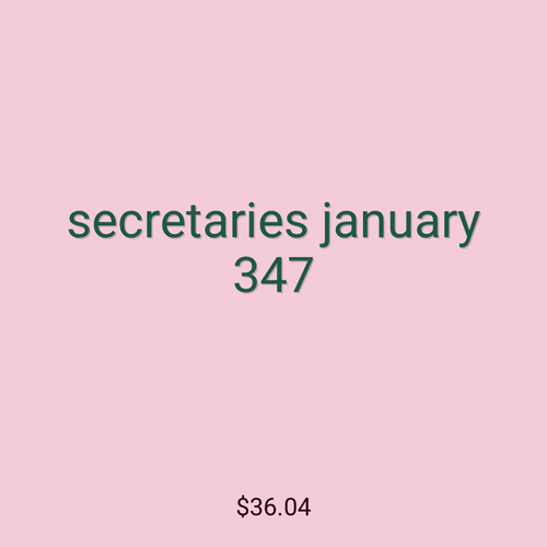 secretaries january 347