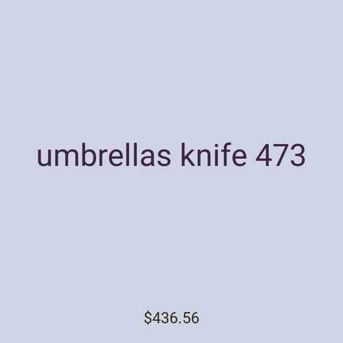 umbrellas knife 473