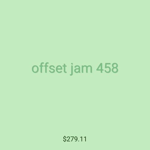offset jam 458