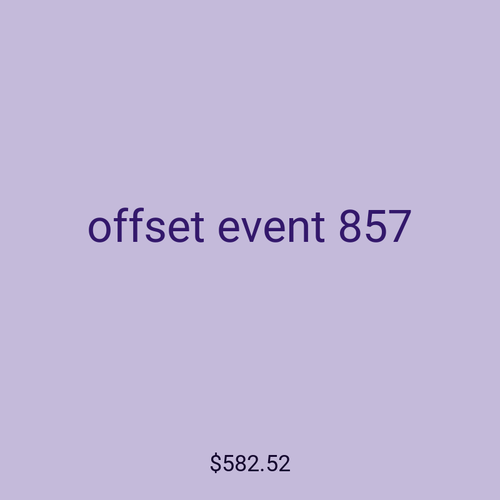 offset event 857