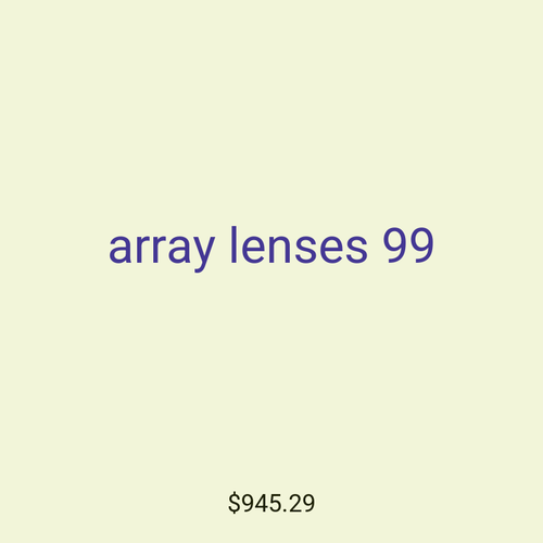 array lenses 99