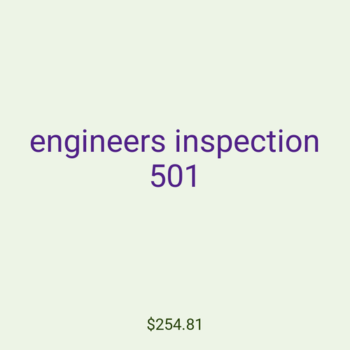 engineers inspection 501