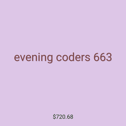evening coders 663
