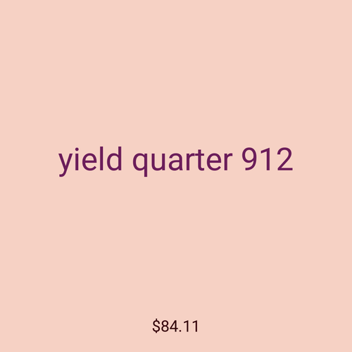 yield quarter 912
