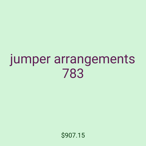 jumper arrangements 783