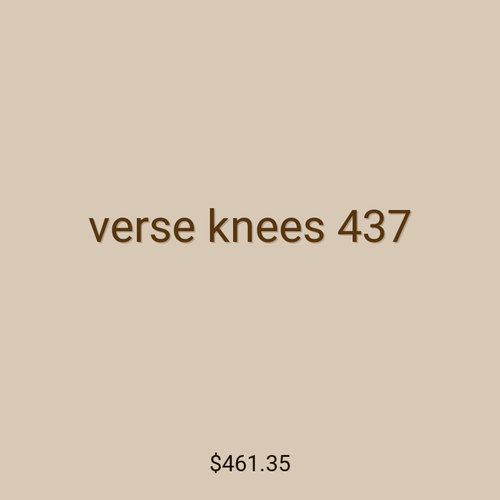 verse knees 437