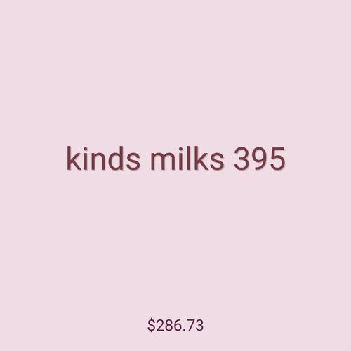 kinds milks 395