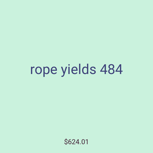 rope yields 484