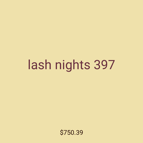 lash nights 397