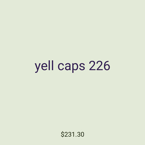 yell caps 226