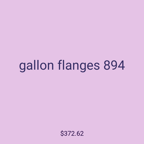 gallon flanges 894