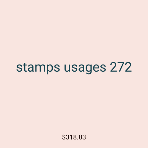 stamps usages 272