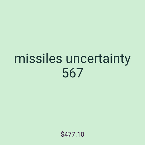 missiles uncertainty 567