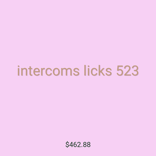 intercoms licks 523