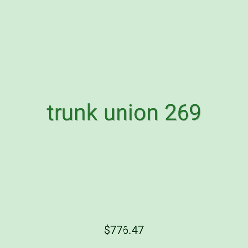 trunk union 269