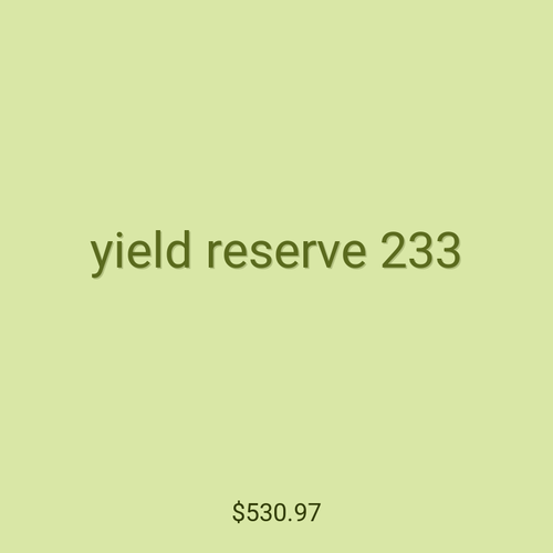 yield reserve 233