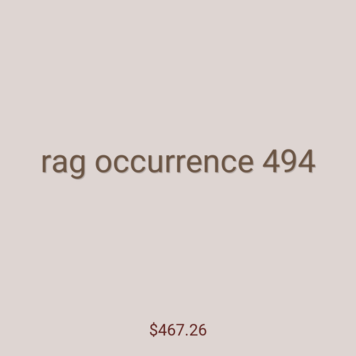 rag occurrence 494