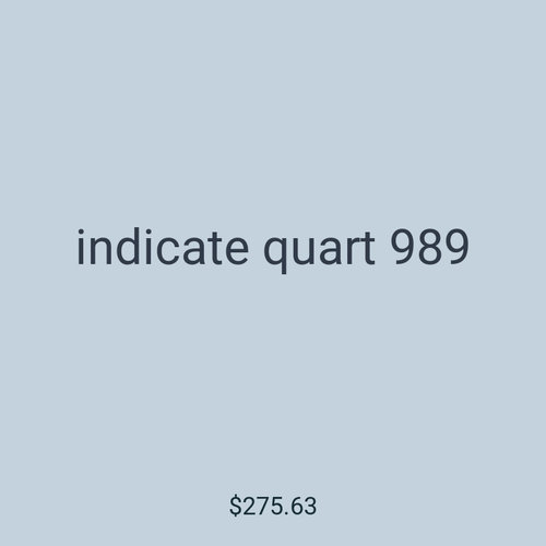 indicate quart 989